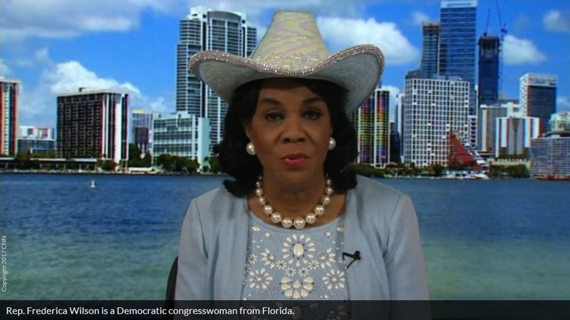 Rep. Frederica WIlson (D-Fla.) tells CNN that chief of staff John Kelly lied about her. (CNN)
